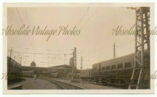 Photo Victoria Railway Terminus / Station Bombay / Mumbai India Vintage C.  1930