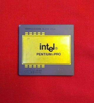 Intel Pentium Pro 200 Mhz 156k Kb80521ex200 Sl245 ✅ Rare Vintage