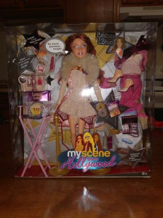2005 Mattel My Scene Goes Hollywood Lindsay Lohan Doll,  Accessories