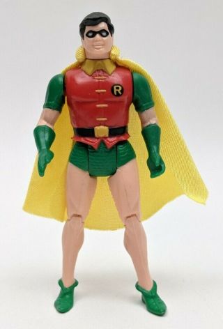 Robin 1984 Kenner Dc Powers 4 " Action Figure W/ Cape Vintage Batman