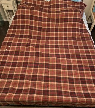 Vintage Pendleton Wool Plaid Blanket Usa 83 X 63 Camp Blanket