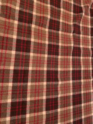 Vintage PENDLETON Wool Plaid Blanket USA 83 x 63 Camp Blanket 3