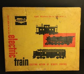 Allstate Sears Roebuck Electric Train Set Vintage No 9715 No Tracks