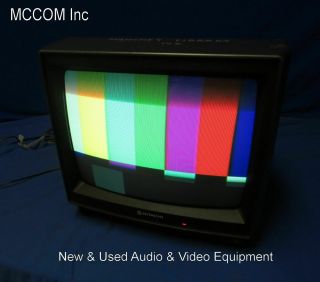 Hitachi Ct1365vm Vintage 1987 Crt Color Monitor