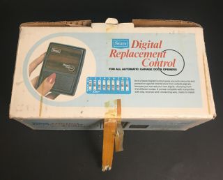 Vintage Sears Digital Control Garage Door Opener Remote Control & Receiver