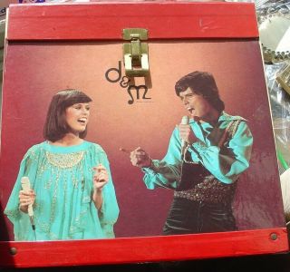 Vintage Donny And Marie Osmond Lp Record Case