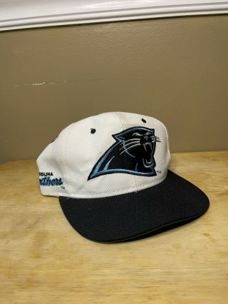 Vintage 90s Carolina Panthers Sports Specialties Hat - Pro Line - Snapback