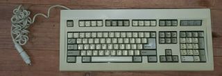 Vintage Mitsumi Electric Co Keyboard Unit Model Kpq - E99yc With Ps/2 Adapter