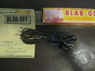 Blab - Off 1950s Remote Control Tv Sound Switch Collectible