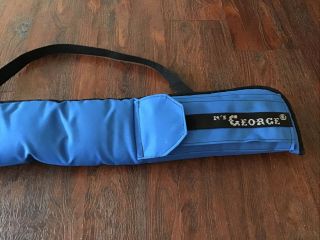 Vintage It’s George Billiard Pool Cue Stick Soft Carrying Case 2pc - Really