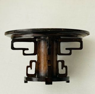 Dollhouse Miniature 1:12 Scale Bespaq Round Pedestal Vintage Dinning Room Table