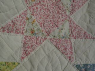 Vintage Shabby Cottage Style Quilt Full/Queen Size 82 