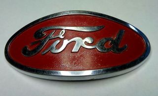 Ford 8n Tractor Hood Emblem Vintage