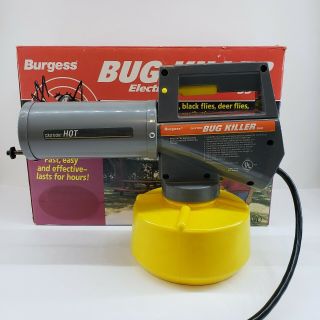 Vintage Burgess Electric Bug Killer 960 Mosquito 120v 850 Watts