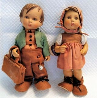 Vintage Hummel Dolls,  Alpine Children Dolls,  Made In Germany,  German Dolls,