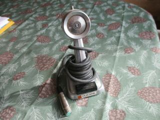 Old Vintage Dukane Desk Top On Off Microphone Audio Mic