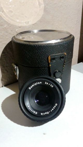 Vtg Meyer Optik Gorlitz Domiplan 2.  8/50 Camera Lens