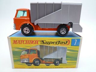 Vintage Matchbox Superfast No.  7c Ford Refuse Truck 1970