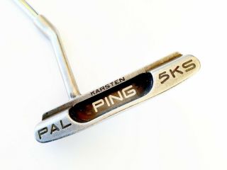 Vintage Ping Karsten Pal 5ks Putter Rh Blade Golf White Dot