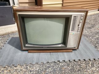 Vintage Sony Model Kv - 2141r Trinitron 21 " 1978 Tv Television