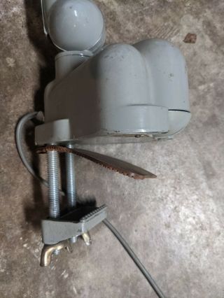 Vintage Industrial Adjustable Shop Work Bench Light Lamp - Unknown Maker 2