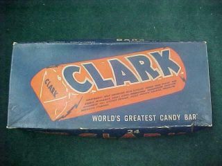 Vintage D L Clark 24 Candy Bar Box " Eclipses All " Pittsburgh Pa Evanston Ill