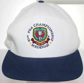 Vintage 81st Pga Championship Medinah 1999 Golf Hat Strapback Cap Made In Usa