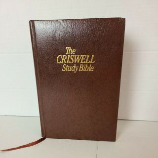 Vintage 1979 The Criswell Study Bible King James Version Hardback.  852br Nelson