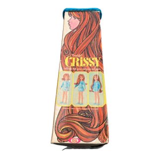 Vintage 1968 Ideal Crissy 18 " Red Growing Hair Doll W/box