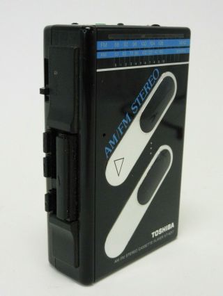 Vintage 1988 Toshiba Kt - 4017 Am Fm Stereo Cassette Player