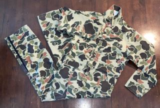 Vtg Walls Youth 14 Regular Duck Camo One Piece Hunting Suit Kids