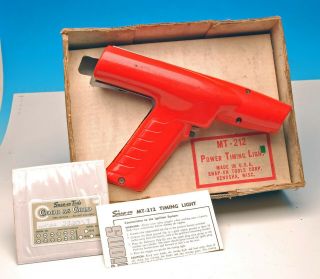 Vintage Snap - On Mt 212 Power Timing Light 12 Volt Auto Timing Light Tool W/box