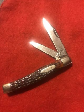 Vintage Case Xx 1940 - 64 Red Bone 6232 Jack Pocket Knife Knive