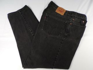 Usa Crafted Vintage Levis 550 Mens Jeans 38 X 32 Black Relaxed Fit Red Tab