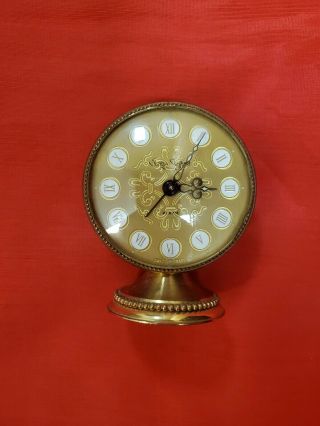 Vintage Swiza - Sheffield Swiss Made Alarm Clock Roman Numerals