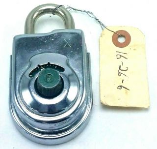 Vintage Sargent & Greenleaf 8077ab Key Changing Combination Padlock
