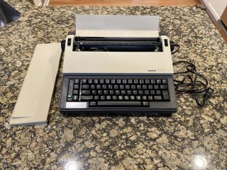 Brother Vintage Electronic Portable Typewriter Ax - 10 Correction Pitch Euc
