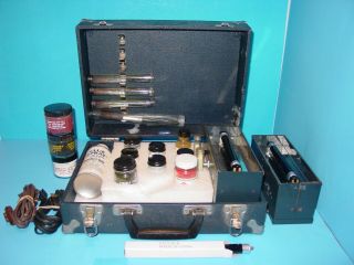Vintage Sirchie Police Fingerprint Kit Parts
