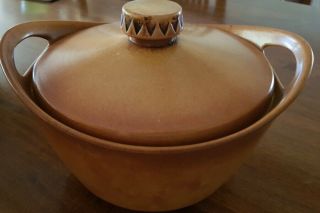 Vintage Australian Diana Pottery Nefertiti Stoneware Large Oven Dish C1960s