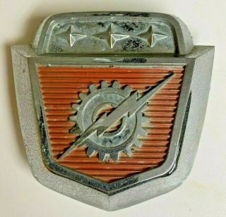 Hood Emblem,  Ford F100 250,  1953 - 56,  Bacaa - 16637 - A,  Vintage,  Oem,  Trim,  Stars