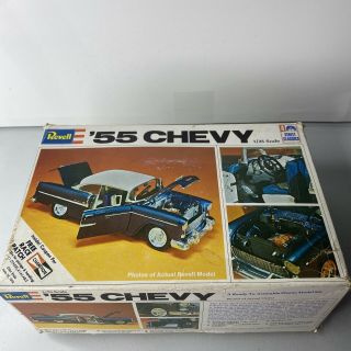 Revell 1955 Chevy Model Car Unbuilt - (1973) H - 1374 Vintage