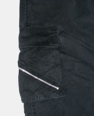 TRIPP nyc Cargo Pants BLACK Baggy Heavy Goth Skate Punk Raver Vtg Mens XL 3