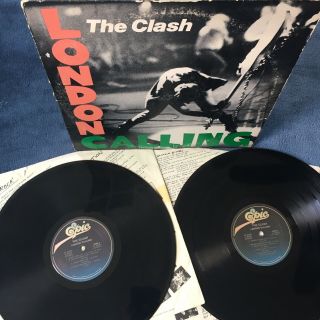 The Clash London Calling Double Vinyl Lp 1979 Cbs Vintage