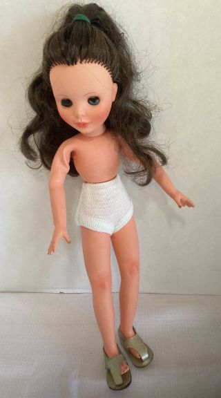 Furga Alta Moda Doll Vintage Italy Doll With Shoes And Underwear 15”
