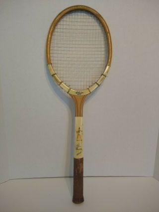 Vintage Wilson Alice Marble Invincible Wooden Wood Tennis Racket Racquet