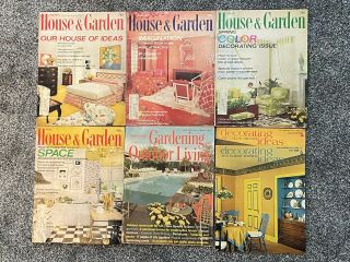 House And Garden & Gardening And Outdoor Living Vintage 1969 Magazines