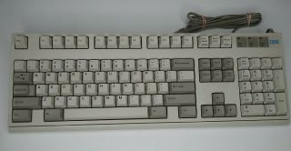 Vintage Ibm Corp 1984 Keyboard Model M M2 Part No.  1395300 Clickity Clack Usa