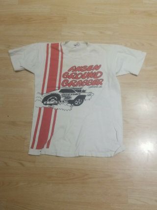 Vintage Gasser Ansen Ground Grabber Racing T - Shirt Usa Small