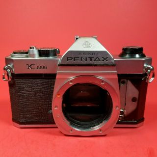 Vintage Pentax Asahi K1000 35mm Slr Film Camera Body Only P