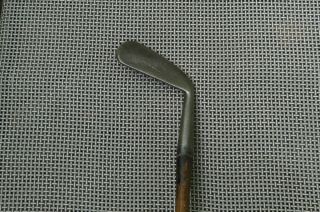 Antique Vintage Hickory Shaft Early Wright&Ditson Smooth Face Iron 3